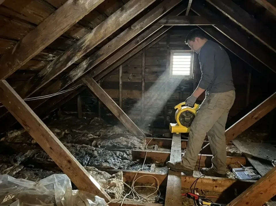 attic-water-damage-drying-proc-007 — frequently asked questions, Emergency Water Extraction & 24/7 Flood Response in Trussvi…